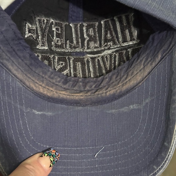 Harley-Davidson Denim Blue Baseball Cap - Picture 7 of 9